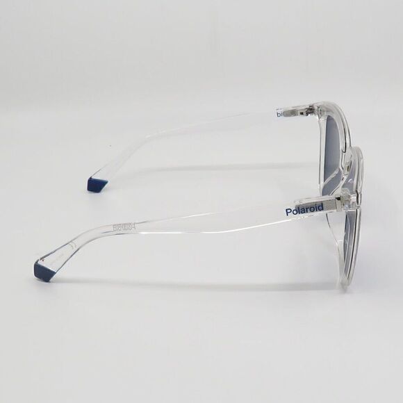 Polaroid New PLD 6163/F/S 900 Crystal/Solid Blue Sunglasses main image 4